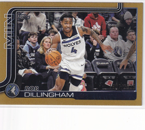 2025 TOPPS #114 ROB DILLINGHAM 1907/2025- MINESSOTA TIMBERWOLVES