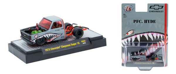 M2 Machines 1:64 1973 Chevrolet Cheyenne Super 10 PFC. HYDE Rel HS62