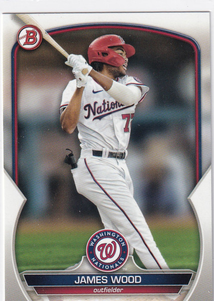 2023 TOPPS #BP-129 JAMES WOOD- WASHINGTON NATIONALS