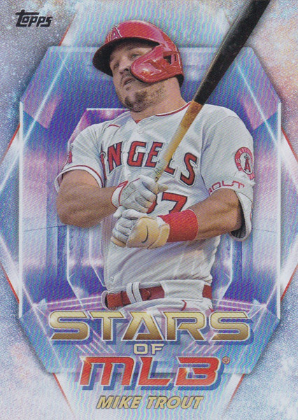 2023 TOPPS #SMLB-2 MIKE TROUT STARS OF MLB- ANGELS