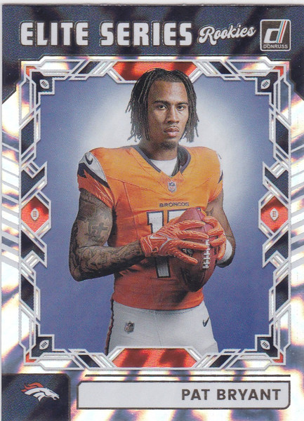 2025 Panini Elite Series Rookies #ESR-PBT Pat Bryant RC Denver Broncos