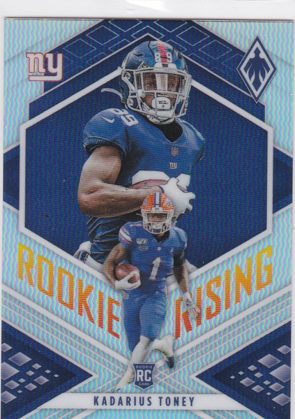 2021 Panini Phoenix #RIS-10 Kadarius Toney RC Rookie Rising New York Giants