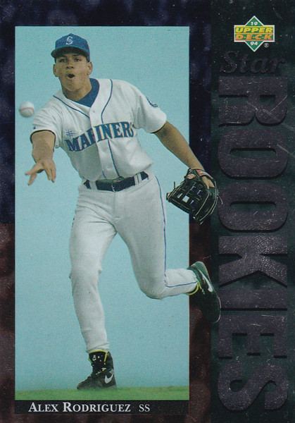1994 UPPER DECK #24 ALEX RODRIGUEZ STAR ROOKIES- SEATTLE MARINERS