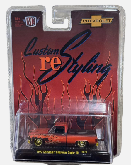 M2 Machines 1:64 1973 Chevrolet Cheyenne Super 10 Rel HS70 CHASE