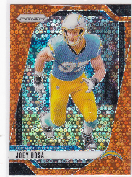 2024 Panini Prizm Orange Disco #161 Joey Bosa Los Angeles Chargers