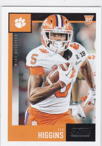 2020 Panini Score #439 Tee Higgins RC Clemson