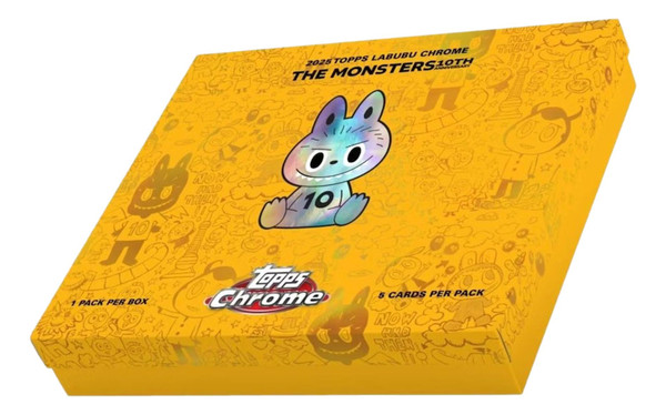 2025 Topps Chrome Labubu 10th Anniversary Box