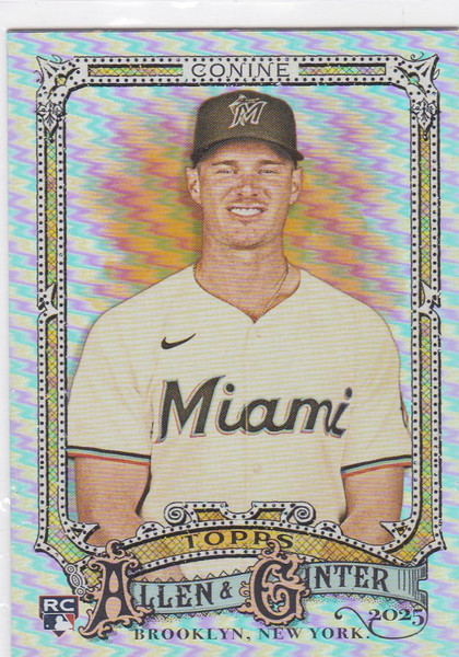 2025 Topps Allen & Ginter Silver Portrait #236 Griffin Conine Miami Marlins