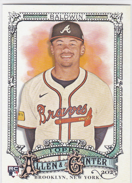 2025 Topps Allen & Ginter #135 Drake Baldwin RC Atlanta Braves