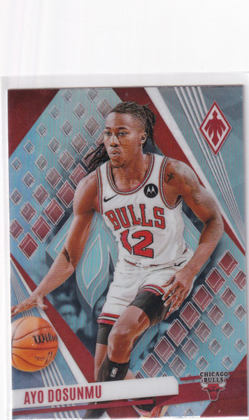 2023-24 PHOENIX #162 AYO DOSUNMU REFRACTOR- CHICAGO BULLS