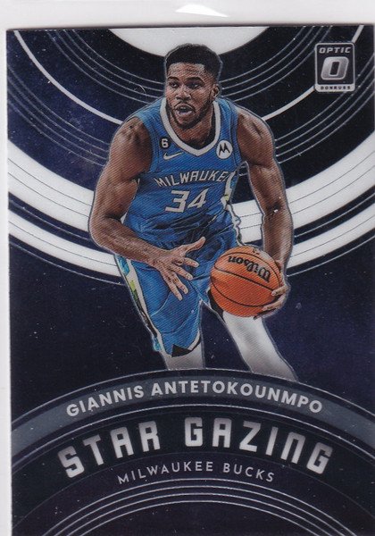 2022-23 DONRUSS OPTIC #1 GIANNIS ATETOKOUNMPO STAR GAZING- MILWAUKEE BUCKS