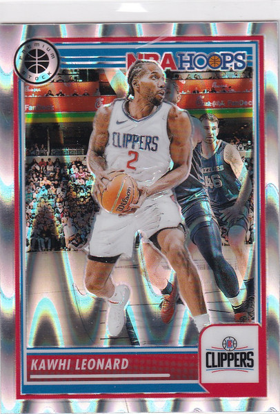 2023-24 PREMIUM STOCK #114 KAWHI LEONARD RAY WAVE- LOS ANGELES CLIPPERS