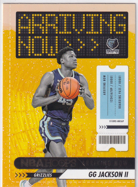2023-24 HOOPS #11 GG JACKSON II ARRIVING NOW- MEMPHIS GRIZZLIES
