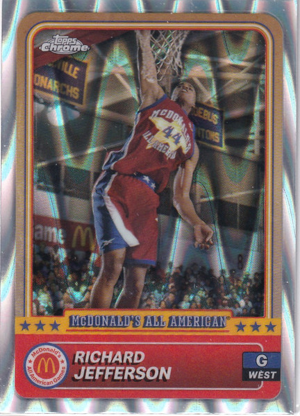 2024 TOPPS CHROME #36 RICHARD JEFFERSON RAY WAVE- CLEVELAND CAVALIERS
