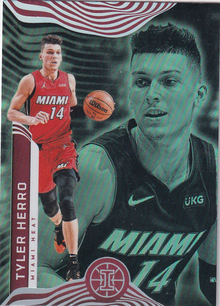 2021-22 ILLUSIONS #61 TYLER HERRO GREEN- MIAMI HEAT