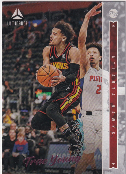 2021-22 CHRONICALS LUMINANCE #245 TRAE YOUNG PINK- ATLANTA HAWKS