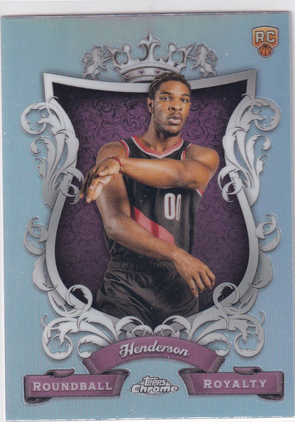 2024 TOPPS CHROME #RR-28 SCOOT HENDERSON ROUND REFRACTOR- PORTLAND TRAIL BLAZZER