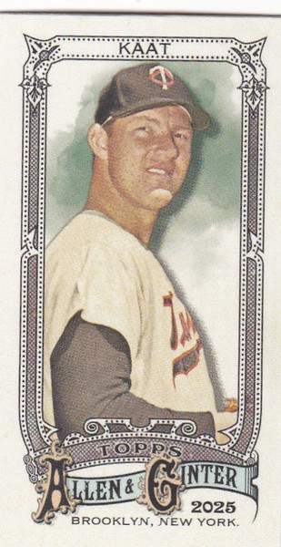 2025 Topps Allen & Ginter mini #338 Jim Kaat Minnesota Twins