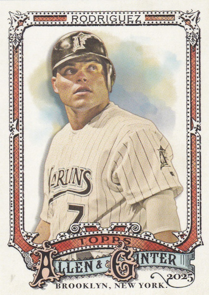 2025 Topps Allen & Ginter SP #309 Ivan Rodriguez Florida Marlins