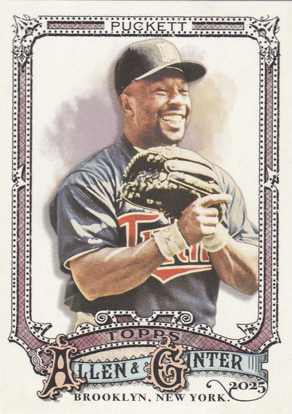 2025 Topps Allen & Ginter SP #329 Kirby Puckett Minnesota Twins