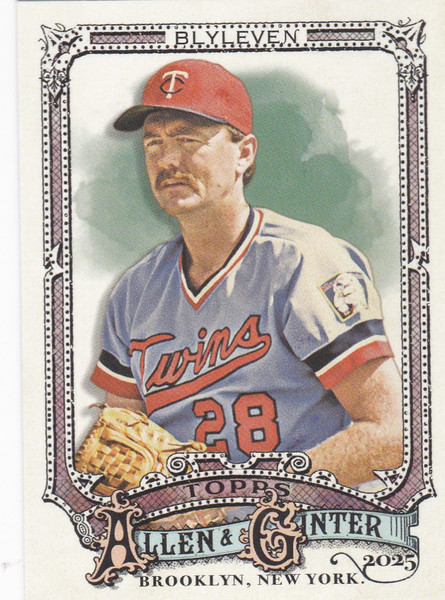 2025 Topps Allen & Ginter SP #341 Bert Blyleven Minnesota Twins