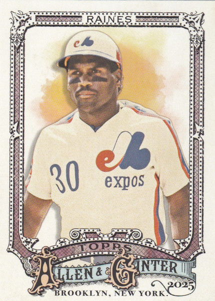 2025 Topps Allen & Ginter SP #333 Tim Raines Montreal Expos