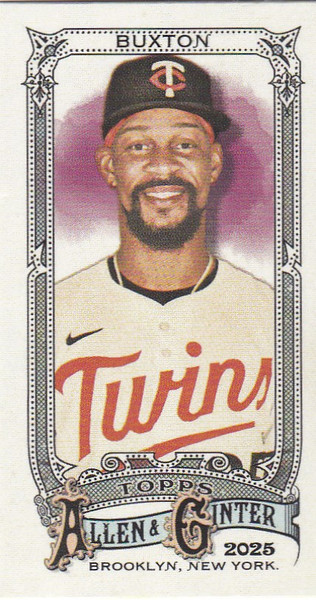 2025 Topps Allen & Ginter Mini #114 Byron Buxton Minnesota Twins