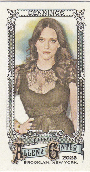2025 Topps Allen & Ginter Mini #213 Kat Dennings