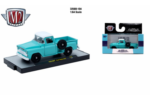 M2 Machines AutoThentics Rel 104 1:64 1959 GMC Fleet Option 4x4