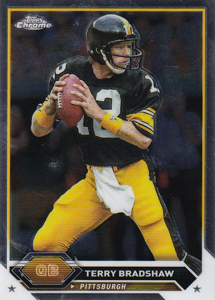 2024 TOPPS CHROME #33 TERRY BRADSHAW- PITTSBURGH STEELERS