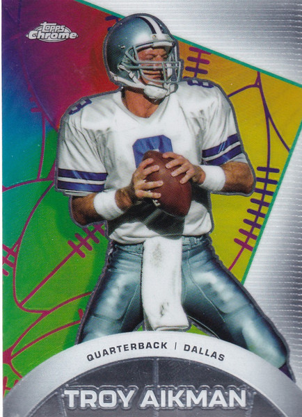 2024 TOPPS CHROME #CAE-5 TROY AIKMAN ALL ETCH- DALLAS COWBOYS