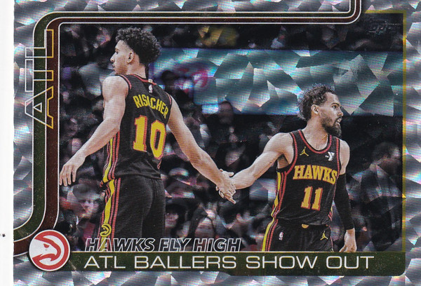 2025 TOPPS #282 HAWKS FLY HIGH DIAMONTE- ATLANTA HAWKS