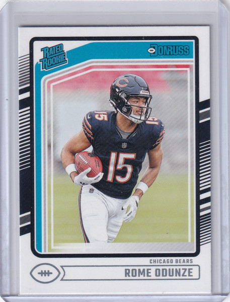 2024 Panini Donruss #309 Rome Odunze - Chicago Bears
