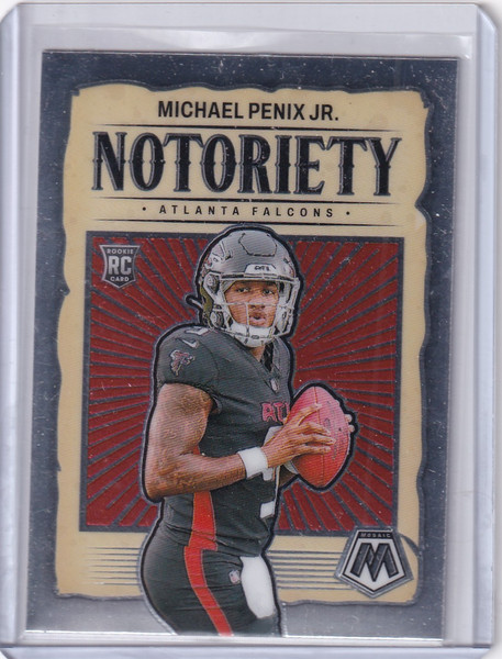 2024 Panini Mosaic Notoriety #20 Michael Penix Jr. - Atlanta Falcons