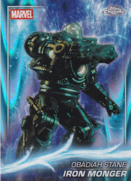 2025 Topps Chrome Marvel Raywave #3 Iron Monger - Iron Man