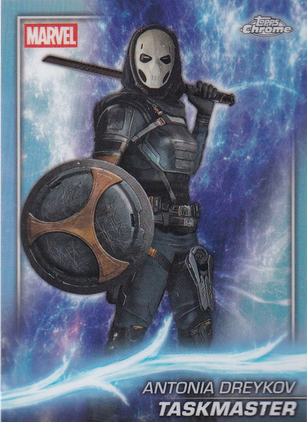 2025 Topps Chrome Marvel Refractor #185 Taskmaster - Thunderbolts*