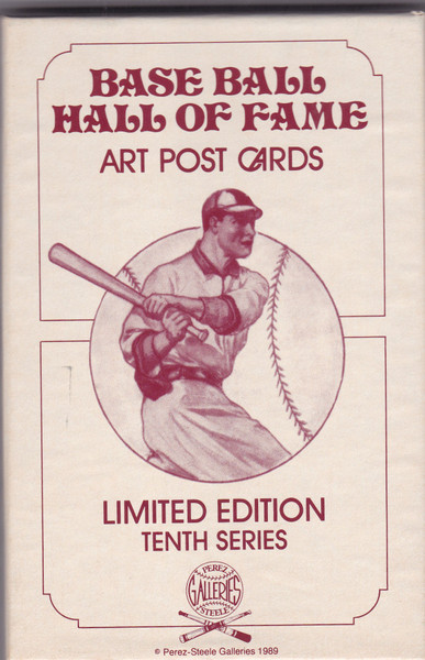 1989 PEREZ STEELE GALLERIES BASEBALL HALL OF FAME ART POST CARDS  TENTH SERIES