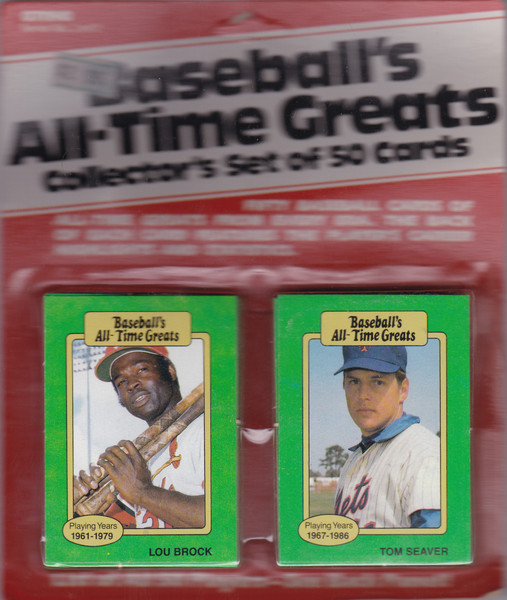 SEALED Baseball's All-Time Greats Collector's Set 1-50 1987 HOF Brock Seaver