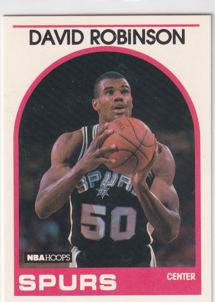 1989 HOOPS #310 DAVID ROBINSON- SAN ANTONIO SPURS