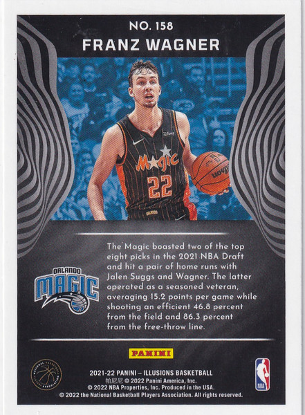 2021-22 ILLUSIONS #158 FRANZ WAGNER- ORLANDO MAGIC