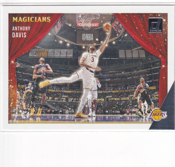 2021-22 DONRUSS #4 ANTHONY DAVIS MAGICIANS- LOS ANGELES LAKERS