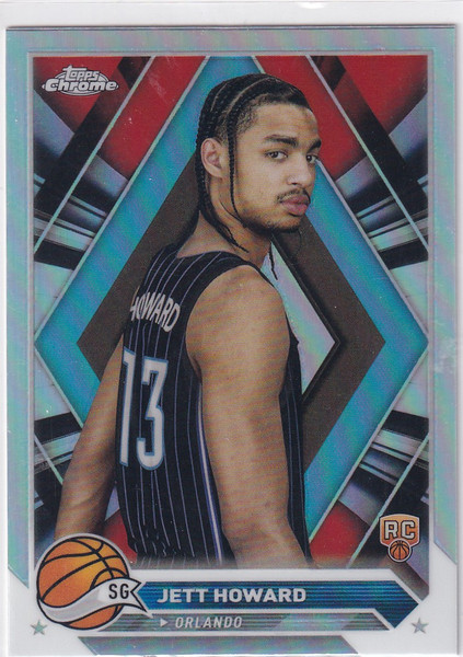 2024 TOPPS CHROME #6 JETT HOWARD REFRACTOR- ORLANDO MAGIC