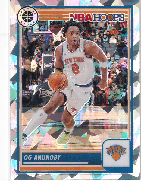 2023-24 PREMIUM STOCK #223 OG ANUNOBY CRACKED ICE- NEW YORK KNICKS
