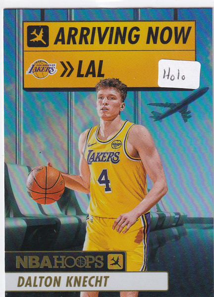 2024-25 HOOPS #26 DALTON KNECHT ARRIVING NOW HOLO- LOS ANGELES LAKERS