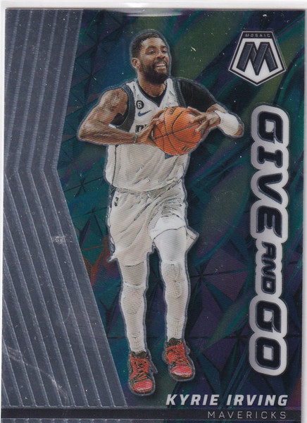 2022-23 MOSAIC #12 KYRIE IRVING GIVE AND GO- DALLAS MAVERICKS