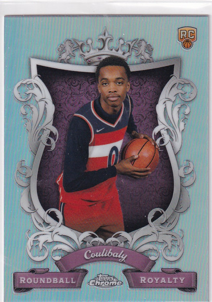 2024 TOPPS CHROME #RR-22 BILAL COULIBALY ROUNDBALL REFRACTOR- WASHINGTON WIZARDS