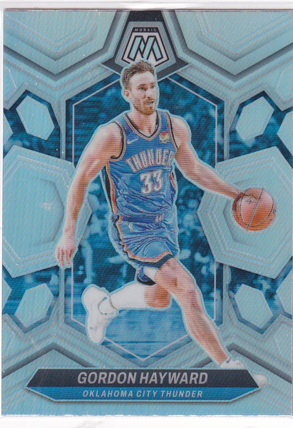2023-24 MOSAIC #13 GORDON HAYWARD REFRACTOR- OKLAHOMA CITY THUNDER