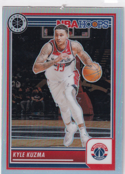 2023-24 PREMIUM STOCK #162 KYLE KUZMA REFRACTOR- WASHINGTON WIZARDS