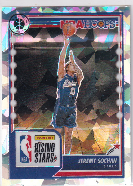 2023-24 PREMIUM STOCK #296 JEREMY SOCHAN CRACKED ICE- SAN ANTONIO SPURS