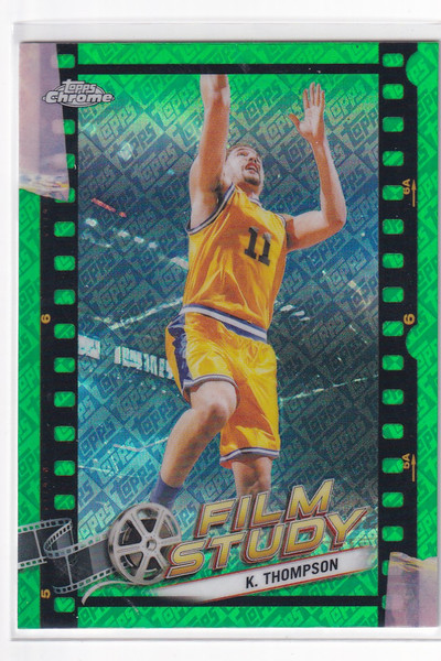 2024 TOPPS CHROME #FS-8 KLAY THOMPSON GREEN LOGO- GOLDEN STATE WARRIORS